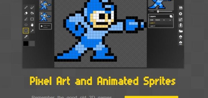 Crear Pixel Art online y animaciones con la aplicación web Piskel