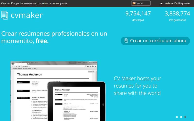 P Ginas Para Crear Un Curriculum Vitae Atractivo Y Profesional