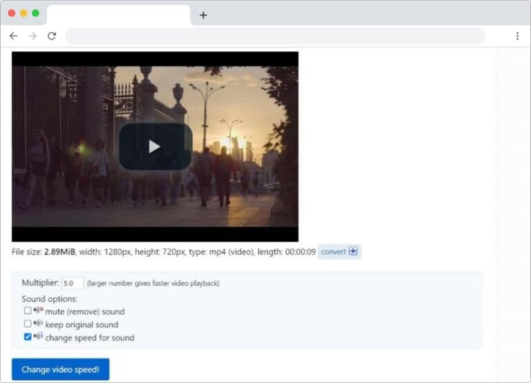 Acelerar vídeos online y gratis con una sencilla herramienta web