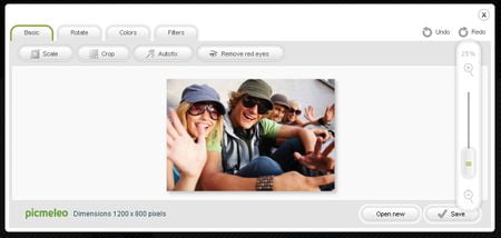 Picmeleo, editor de imagenes online para tu web