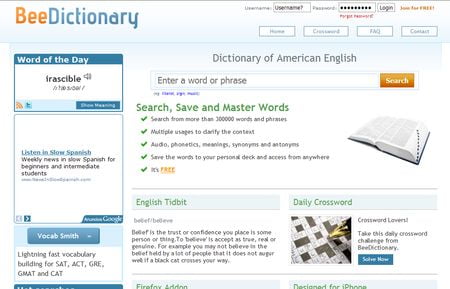 BeeDictionary, Aprende a pronunciar en ingles americano