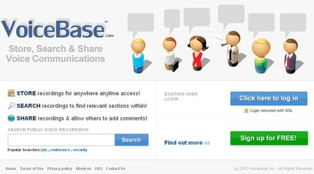 VoiceBase, Aplicacion online para convertir audio a texto