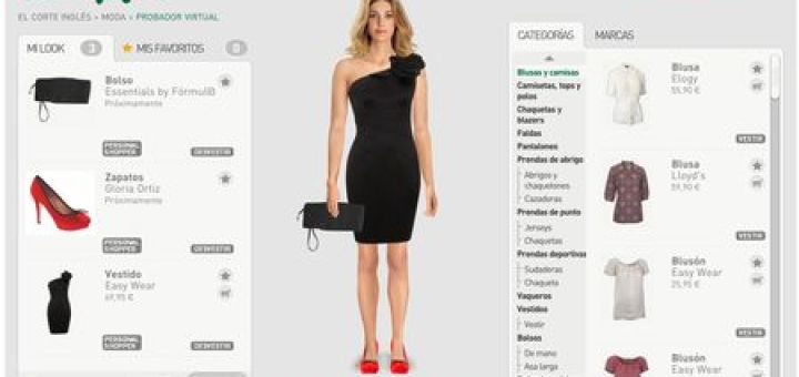 Probador virtual de ropa de El Corte Ingles - Soft & Apps