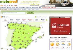 Cinco sitios para conocer la prediccion del tiempo en España y el Mundo