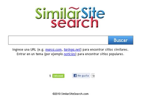 Similar Site Search, Encuentra sitios similares a los que te gustan