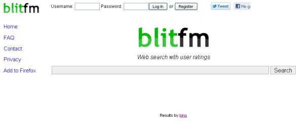 Blit.fm, un buscador con valoraciones de los usuarios