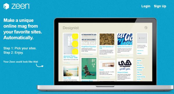 Zeen, crea un magazine con tus sitios favoritos