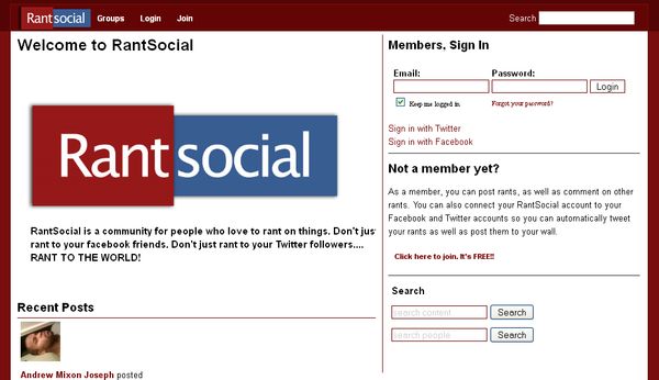 RantSocial, una red social para despotricar y quejarse