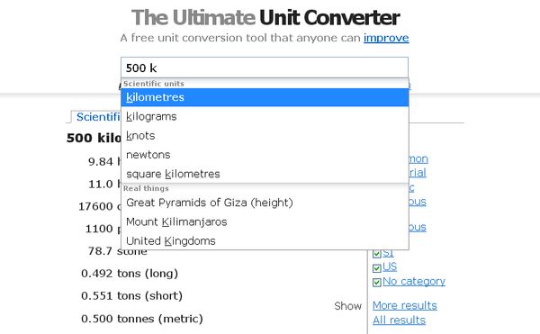 The Ultimate Unit Converter, práctico conversor de múltiples unidades de medida