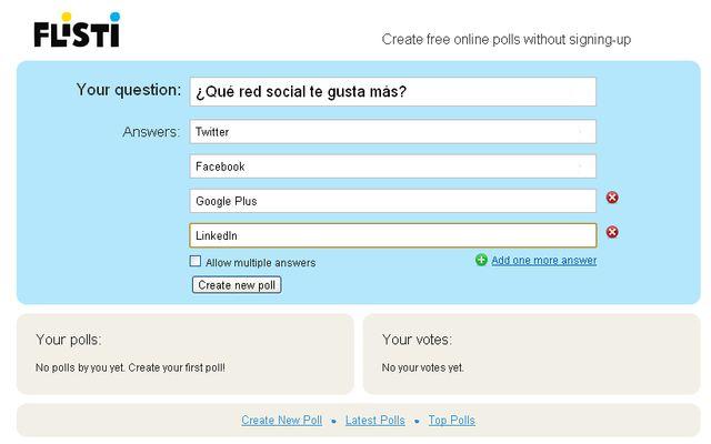 Flisti, la forma más cómoda y rápida de crear encuestas para tu web