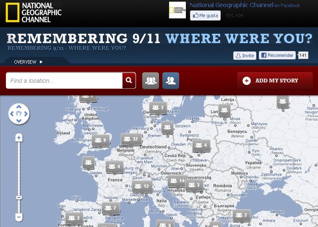 Remembering 9/11, una app de National Geographic conmemorativa del décimo aniversario del 11 S