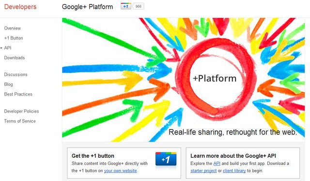 La noticia del día es que ya hay API para Google Plus