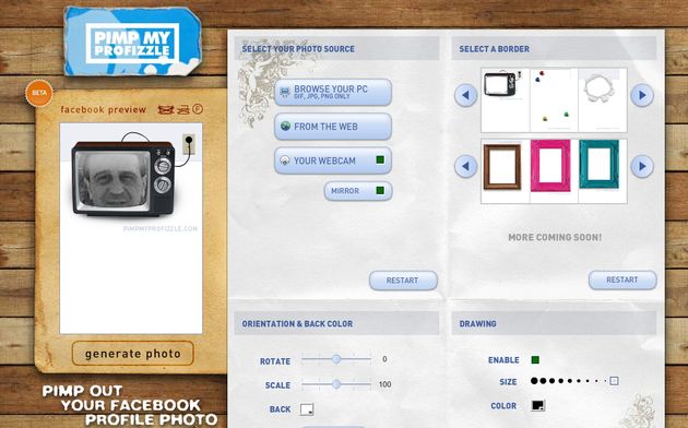 Pimp My Proffizle, crea originales avatares a partir de tus fotografías