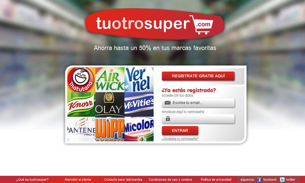 Tuotrosuper, supermercado online con campañas para conseguir importantes descuentos
