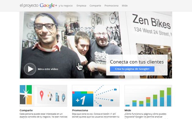 Manual en español de Google Plus para empresas