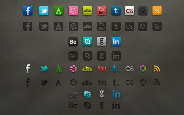 Socialis, un bello pack de iconos sociales para utilizar en tus proyectos