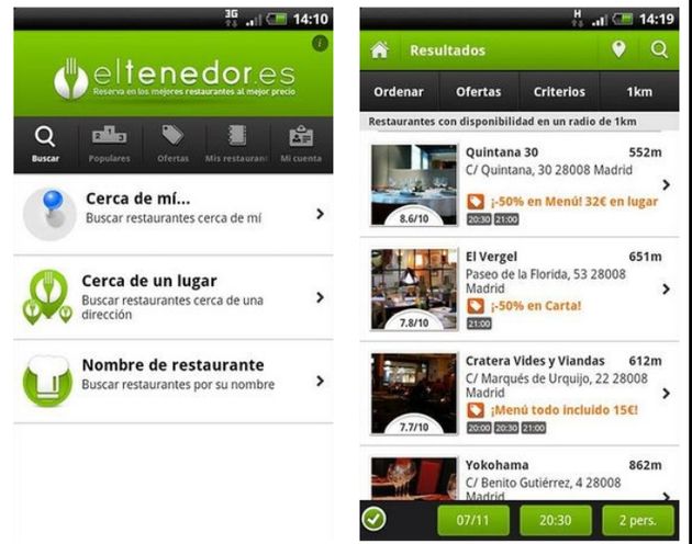 Eltenedor.es, el portal líder en reservas de restaurantes online