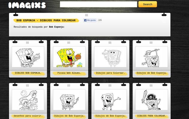 Imagixs, un buscador de dibujos para colorear