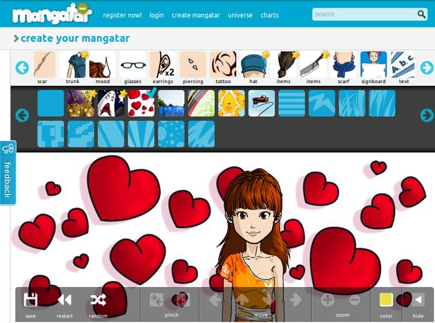 Mangatar, crea un avatar estilo manga para tus perfiles