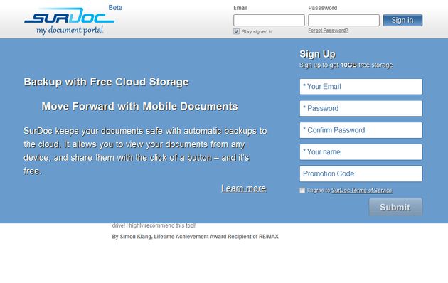 SurDoc: otra plataforma para backups en la nube, que nos regala 100 Gb