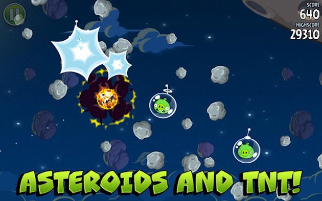 Angry Birds Space listo para instalar en tu Android o iOS