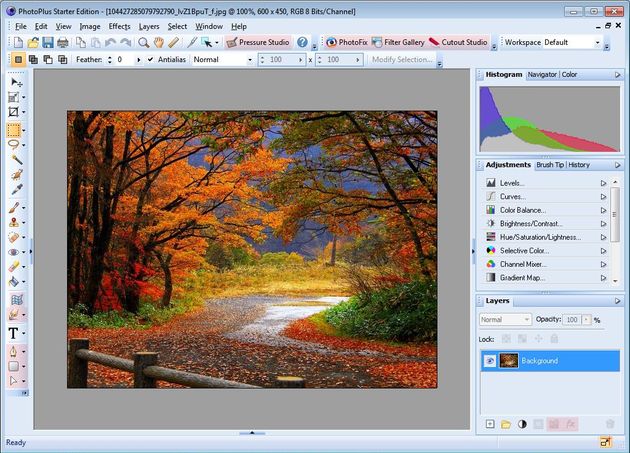 PhotoPlus, software gratuito para edición de imágenes