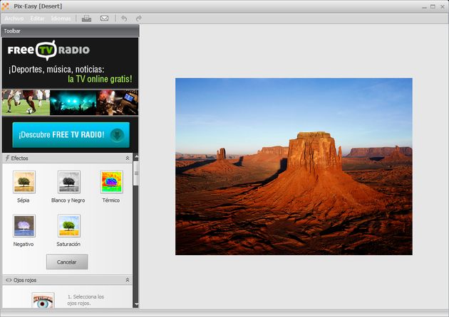 PixEasy, aplicación Windows gratuita para editar fácilmente tus fotos