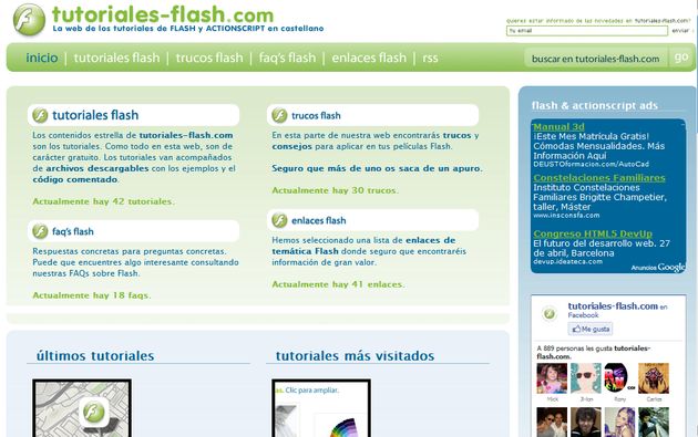 Tutoriales-Flash, tutoriales de Flash y ActionScript 