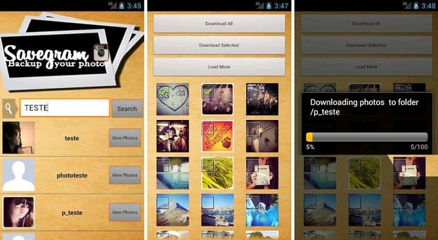 SaveGram, descarga a tu Android las fotos públicas de Instagram