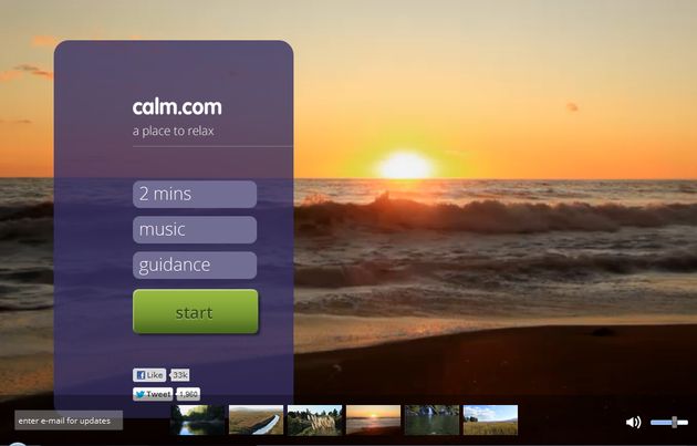 Calm, un sitio web para matar el estrés