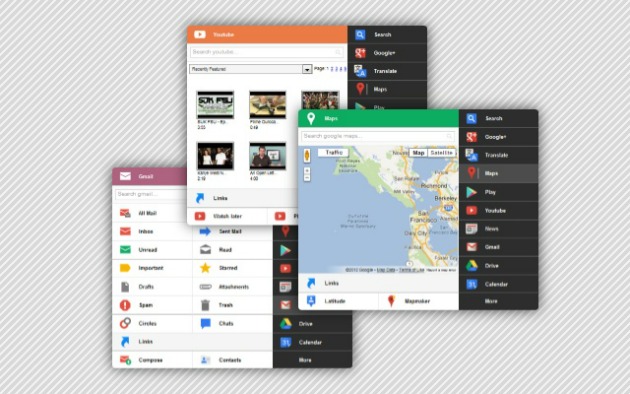 Black Menu, práctica extensión para Chrome que te acerca todos los servicios de Google