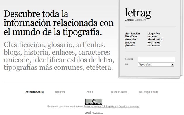 Letrag, un documento de referencia con todo lo que debemos saber sobre las tipografías