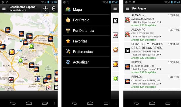 Gasolineras España, encuentra el mejor precio para repostar con esta app Android gratuita