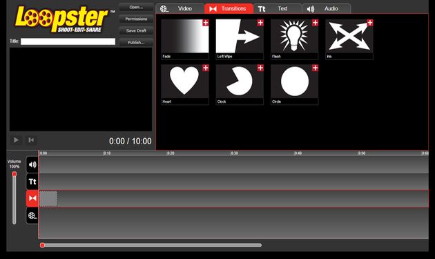edit videos online with loopster