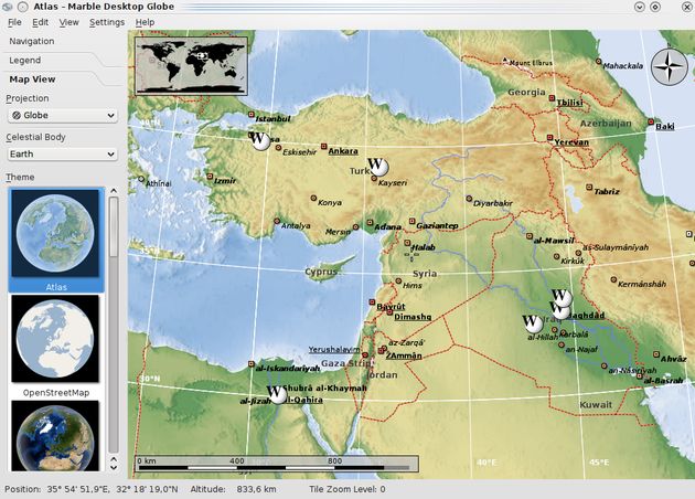 Marble, un atlas virtual educativo y open source que nos recuerda a Google Earth