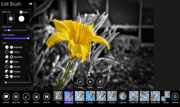 Fhotoroom, un editor fotográfico para Windows 8 bastante recomendable