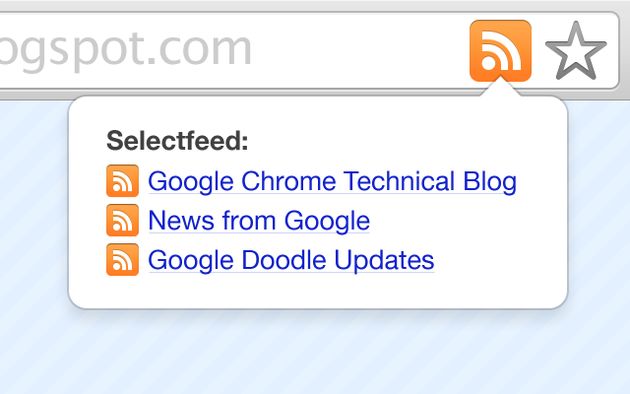 Suscripción a RSS, extensión Chrome para agregar feeds RSS a Google Reader con un clic