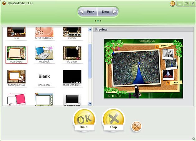 UltraSlideshow Lite, software gratuito para crear presentaciones flash con tus fotos y audios