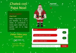 Chatea con Papá Noel