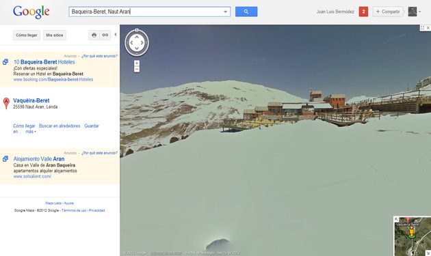 Algunas de las principales estaciones de esquí del mundo ya disponibles en Street View