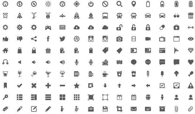 Gemicon, impresionante megapack gratuito con más de 600 iconos en PNG y PSD