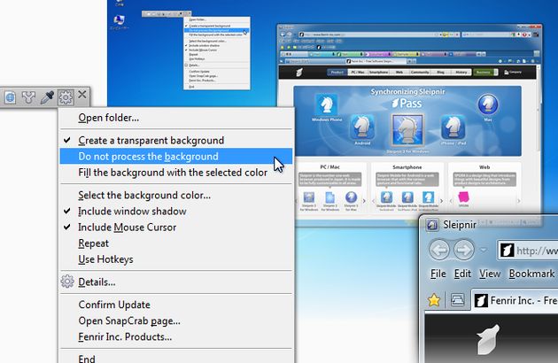 SnapCrab, impresionante capturador de pantalla gratuito para Windows