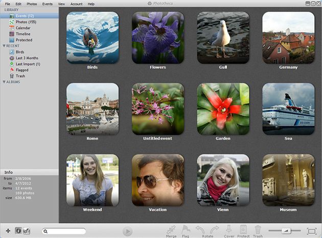 Phototheca, software gratis para organizar y visualizar una amplia colección fotográfica