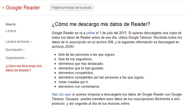 Google se carga Google Reader, otro más, solo estará activo hasta el 1 de julio