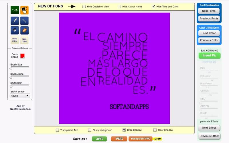 QuotesCover: espectacular utilidad web para crear imágenes con citas