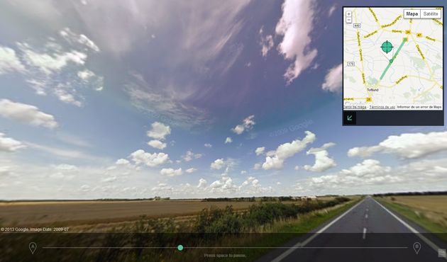 Hyperlapse, realiza un trayecto virtual entre dos puntos señalados en Street View