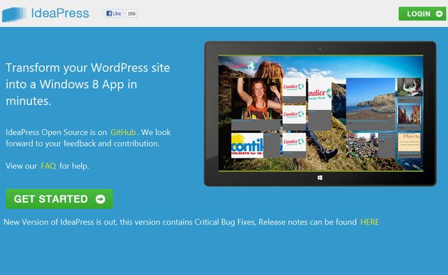 IdeaPress, convierte tu blog de WordPress en una app Windows 8