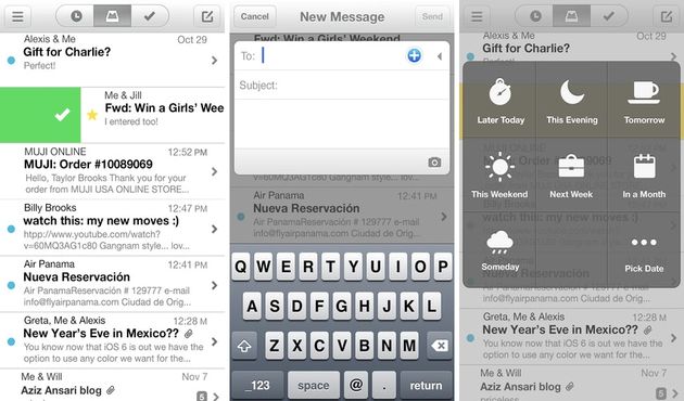 Mailbox, el popular cliente de correo para iOS disponible sin esperas
