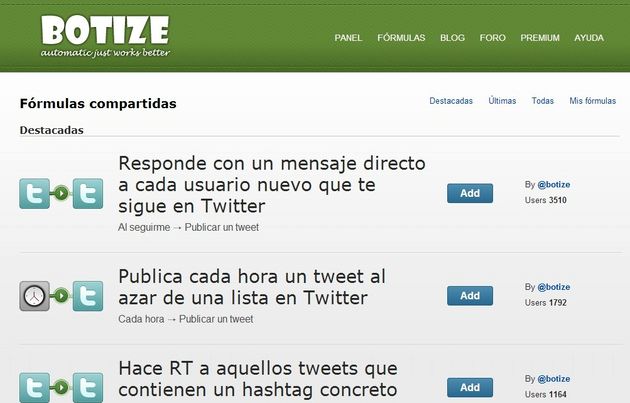 Botize, automatiza tareas en Twitter con ayuda de este bot