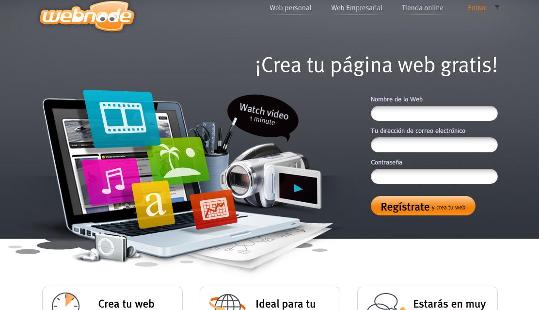 Webnode: crea tus páginas sin programar, gratis y en español
